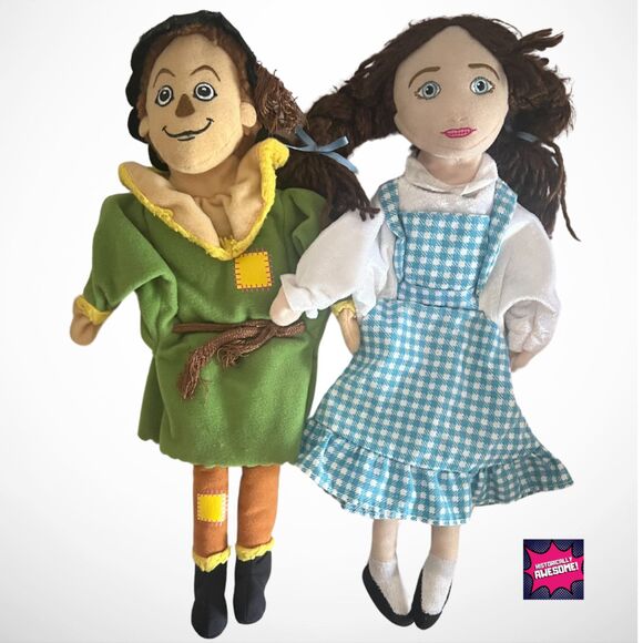 2013 FAO Schwarz Wizard of Oz Hand Puppets—Dorothy and Scarecrow - Picture 2 of 4